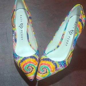 Katy Perry Sissy Pointed Toe Tie Dye Heeled Pump
